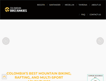 Tablet Screenshot of colombianbikejunkies.com